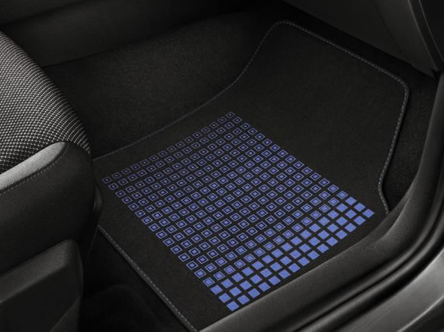 Textile mat (right-hand drive) – Pixels